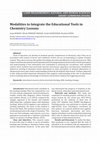 Research paper thumbnail of Modalities to integrate the educational tools in chemistry lessons