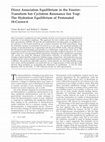 Research paper thumbnail of Direct association equilibrium in the Fourier-transform ion cyclotron resonance ion trap: the hydration equilibrium of protonated 18-crown-6