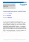 Research paper thumbnail of Fastlæggelse af sikkerhedstider i trafiksignalanlæg