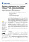 Research paper thumbnail of Investigating the Influential Factors of Mild Water-Filtered Infrared-A Whole-Body Hyperthermia for Pain Relief in Fibromyalgia: A Mixed-Methods Approach Focusing on Predictors and Patient Perspectives