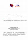 Research paper thumbnail of Convergence to steady states for solutions of a reaction-diffusion equation with mass conservation