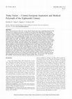 Research paper thumbnail of Trnka Vaclav – Central European Anatomist and Medical Polymath of the Eighteenth Century