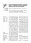 Research paper thumbnail of Neuromuscular electrostimulation techniques: historical aspects and current possibilities in treatment of pain and muscle waisting