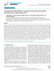 Research paper thumbnail of Circulating extracellular DNA is in association with continuous metabolic syndrome score in healthy adolescents