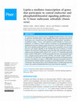 Research paper thumbnail of Leptin-a mediates transcription of genes that participate in central endocrine and phosphatidylinositol signaling pathways in 72-hour embryonic zebrafish (<i>Danio rerio</i>)