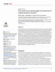 Research paper thumbnail of The nasal and oropharyngeal microbiomes of healthy livestock workers