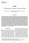 Research paper thumbnail of The Production of Oxidants in Europa's Surface