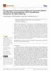 Research paper thumbnail of Incorporation of Functionalized Halloysite Nanotubes (HNTs) into Thin-Film Nanocomposite (TFN) Nanofiltration Membranes for Water Softening