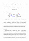 Research paper thumbnail of Functionalization of [2.2]Paracyclophanes via a Reductive Sulfanylation Reaction