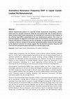 Research paper thumbnail of Anomalous Resonance Frequency Shift in Liquid Crystal-Loaded THz Metamaterials