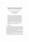 Research paper thumbnail of A Comparison of SVM against Pre-trained Language Models (PLMs) for Text Classification Tasks