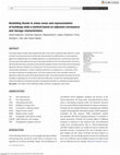 Research paper thumbnail of Modelling floods in urban areas and representation of buildings with a method based on adjusted conveyance and storage characteristics