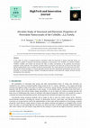 Research paper thumbnail of Ab-initio Study of Structural and Electronic Properties of Perovskite Nanocrystals of the CsSn[Br1−xIx]3 Family