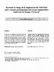 Research paper thumbnail of Factores de riesgo en la adquisición de VIH/SIDA entre varones participantes del circuito homoerótico comercial en Xalapa, Veracruz