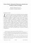 Research paper thumbnail of Género, familia y dominación. Dimensiones culturales para entender la violencia conyugal