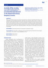 Research paper thumbnail of Analysis of the six-year operative treatment of proximal femoral fracture at the Dubrovnik County Hospital, Croatia