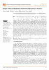 Research paper thumbnail of Digital Financial Inclusion and Poverty Alleviation in Nigeria