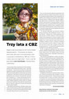 Research paper thumbnail of Trzy lata z CBZ