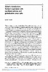 Research paper thumbnail of Editor's introduction: Turkey's experience with neoliberal policies and globalization since 1980