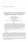 Research paper thumbnail of Osmanlı devleti ve Avrupa devletlerinde tağşişler ve nedenleri (1326-1844)