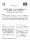 Research paper thumbnail of Microfluorometric analysis of Cl− permeability and its relation to oscillatory Ca2+ signalling in glucose-stimulated pancreatic β-cells