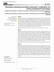 Research paper thumbnail of Participatory planning and quality assessment: contributions of a nursing management technology