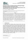 Research paper thumbnail of Hubungan kualitas air dengan parameter hidrologi di Sungai Batang Arau Sumatera Barat (2013-2020)