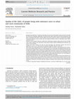 Research paper thumbnail of Quality of life (QOL) of people living with substance users in urban and rural community of Delhi