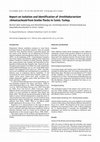 Research paper thumbnail of Report on isolation and identification of Ornithobacterium rhinotracheale from broiler flocks in İzmir, Turkey Bericht über Isolierung und Identifizierung von Ornithobacterium rhinotracheale aus Masthähnchenherden in İzmir, Türkei