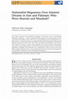 Research paper thumbnail of Nationalist Hegemony Over Islamist Dreams in Iran and Pakistan: Who Were Shariati and Maududi?