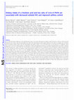 Research paper thumbnail of Dietary intake of α-linolenic acid and low ratio of n-6:n-3 PUFA are associated with decreased exhaled NO and improved asthma control