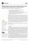 Research paper thumbnail of Metabolic Effects of an Oral Glucose Tolerance Test Compared to the Mixed Meal Tolerance Tests: A Narrative Review