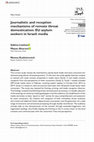 Research paper thumbnail of Journalistic and reception mechanisms of remote threat domestication: EU asylum seekers in Israeli media