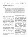 Research paper thumbnail of Impact of Operating Conditions on Fouling Probability and Cake Height in Ultrafiltration of Latex Solution