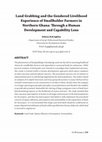 Research paper thumbnail of Land grabbing and the gendered livelihood experience of smallholder farmers in northern Ghana: through a human development and capability lens