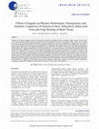 Research paper thumbnail of Effects of Eugenol on Memory Performance, Neurogenesis, and Dendritic Complexity of Neurons in Mice Analyzed by Behavioral Tests and Golgi Staining of Brain Tissue