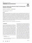 Research paper thumbnail of Structural, Thermal and Luminescence Study of Ceria Nanocrystals Dispersed in Silica Matrix