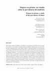 Research paper thumbnail of Mujeres en prisión: un estudio sobre la prevalencia del maltrato