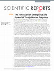 Research paper thumbnail of The Timescale of Emergence and Spread of Turnip Mosaic Potyvirus