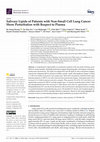 Research paper thumbnail of Salivary Lipids of Patients with Non-Small Cell Lung Cancer Show Perturbation with Respect to Plasma