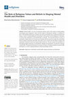 Research paper thumbnail of The Role of Religious Values and Beliefs in Shaping Mental Health and Disorders