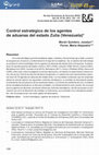 Research paper thumbnail of Control estratégico de los agentes de aduanas del estado Zulia (Venezuela)