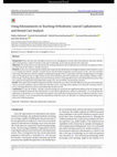 Research paper thumbnail of Using Edutainments in Teaching Orthodontic Lateral Cephalometric and Dental Cast Analysis