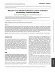 Research paper thumbnail of Relocation of an infected tracheostoma: anterior mediastinal tracheostomy as Mission:Impossible