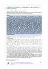 Research paper thumbnail of Induction of ploidy in some grapevine genotypes by N2O treatments