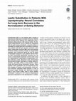 Research paper thumbnail of Leptin Substitution in Patients With Lipodystrophy: Neural Correlates for Long-term Success in the Normalization of Eating Behavior