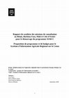 Research paper thumbnail of Rapport de synthèse des missions de consultation au Bénin, Burkina Faso, Mali et Côte d'Ivoire pour le démarrage du programme SIAR-C