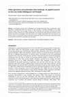 Research paper thumbnail of Urban agriculture and sustainable urban landscape. An applied research on two case studies (Madagascar and Senegal)