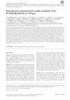 Research paper thumbnail of International estimated fetal weight standards of the INTERGROWTH-21<sup>st</sup>Project