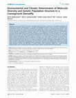 Research paper thumbnail of Environmental and Climatic Determinants of Molecular Diversity and Genetic Population Structure in a Coenagrionid Damselfly